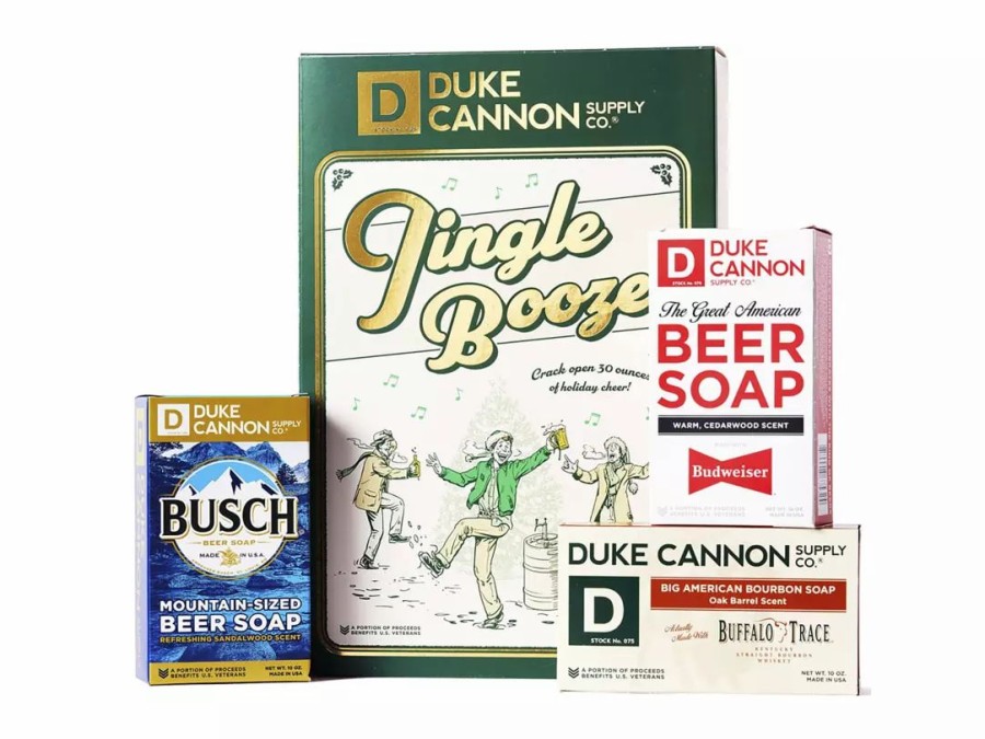 Clothing * | Duke Cannon Jingle Booze Soap Gift Set