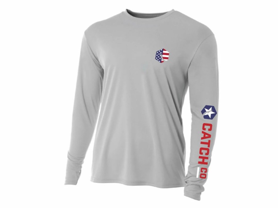 Clothing * | Catch Co. Usa Performance Long Sleeve