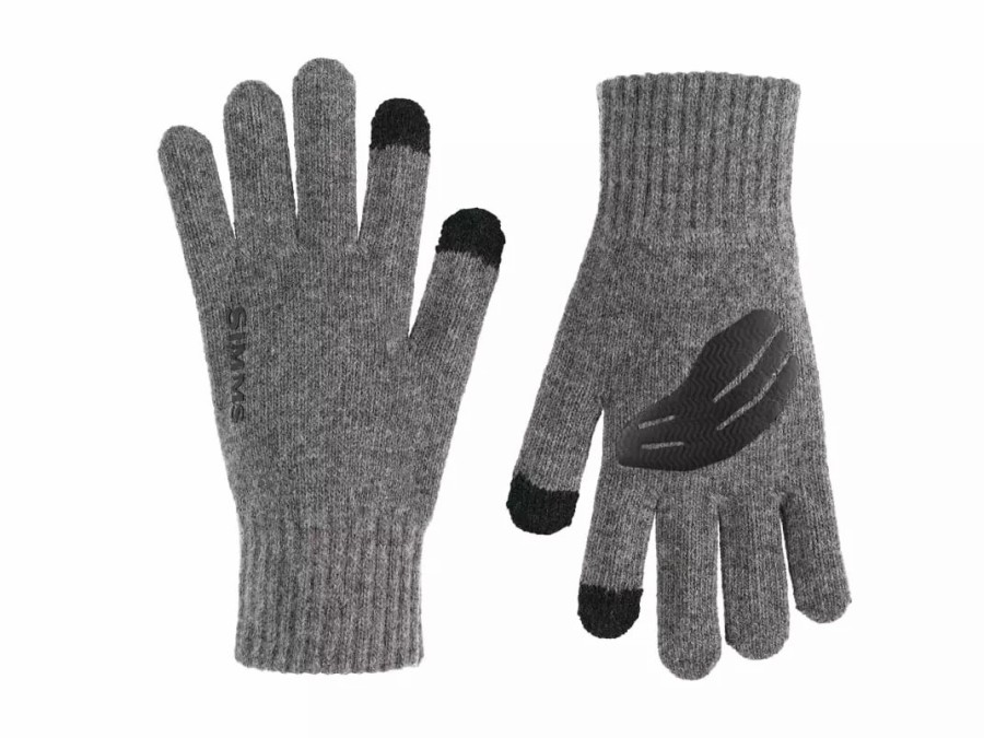 Clothing * | Simms Wool Finger Glove Steel