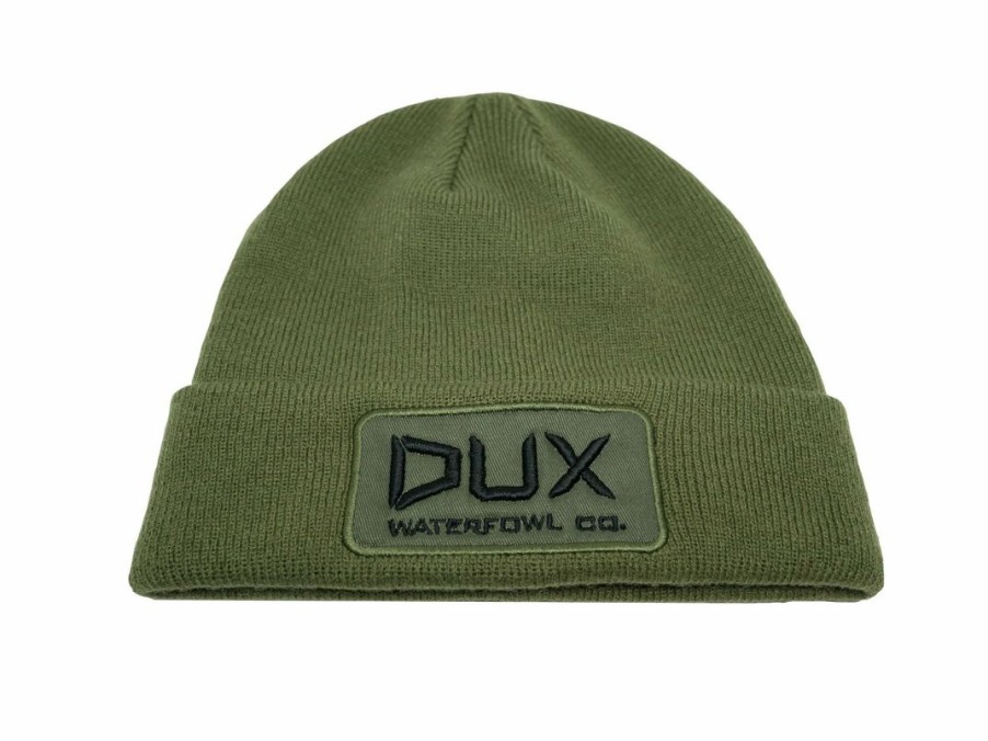 Clothing * | Dux Waterfowl Co. Dux Patch Beanie Olive