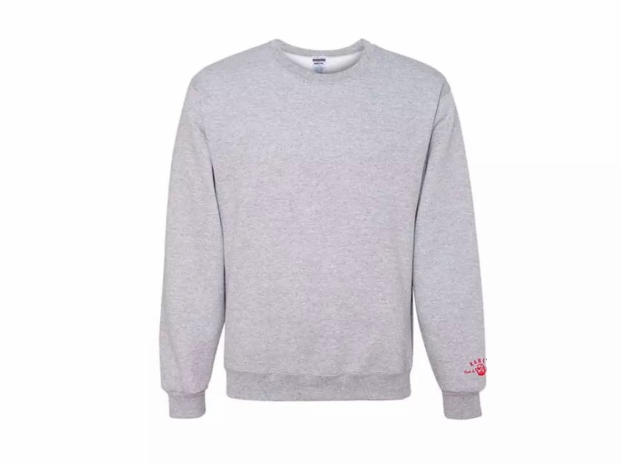 Clothing * | Karl'S Fishing & Outdoors Ugly Fishmas Present Sweatshirt Grey