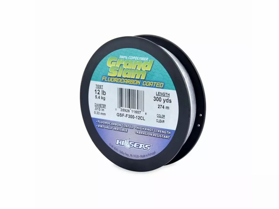 Fishing Accessories * | Hi-Seas Grand Slam Fluorocarbon Coated Line