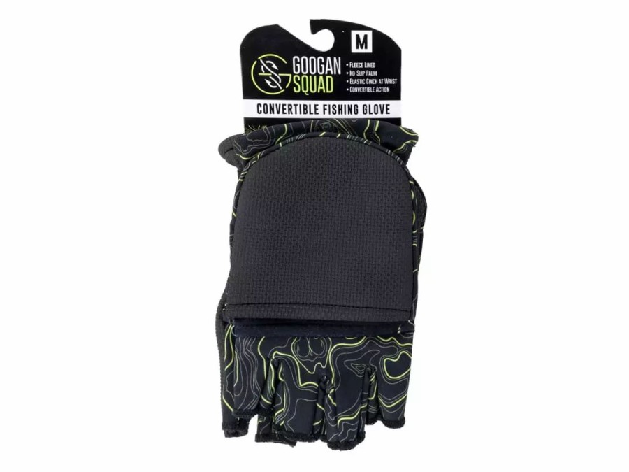 Clothing * | Googan Squad Convertible Fishing Glove Topo Winter