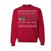 Clothing * | Karl'S Fishing & Outdoors Ugly Fishmas Sleigh Sweatshirt Red