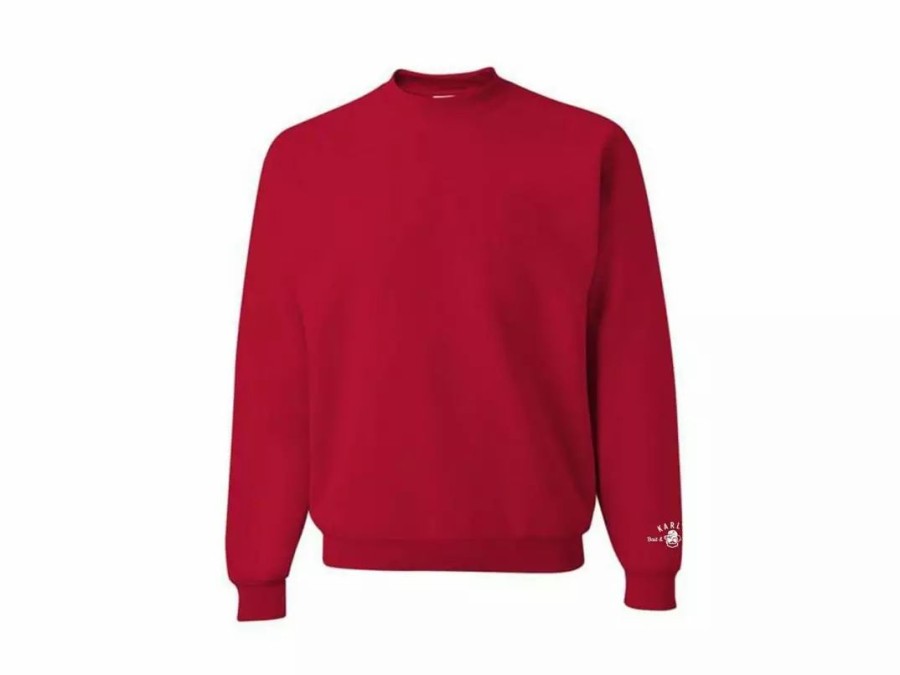 Clothing * | Karl'S Fishing & Outdoors Ugly Fishmas Sleigh Sweatshirt Red