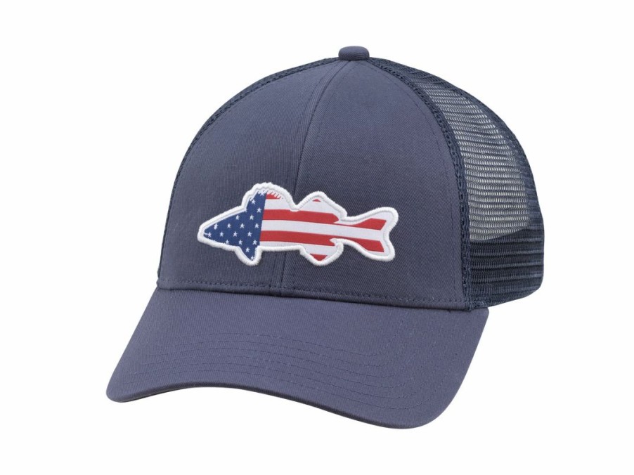 Clothing * | Simms Usa Walleye Trucker Hat