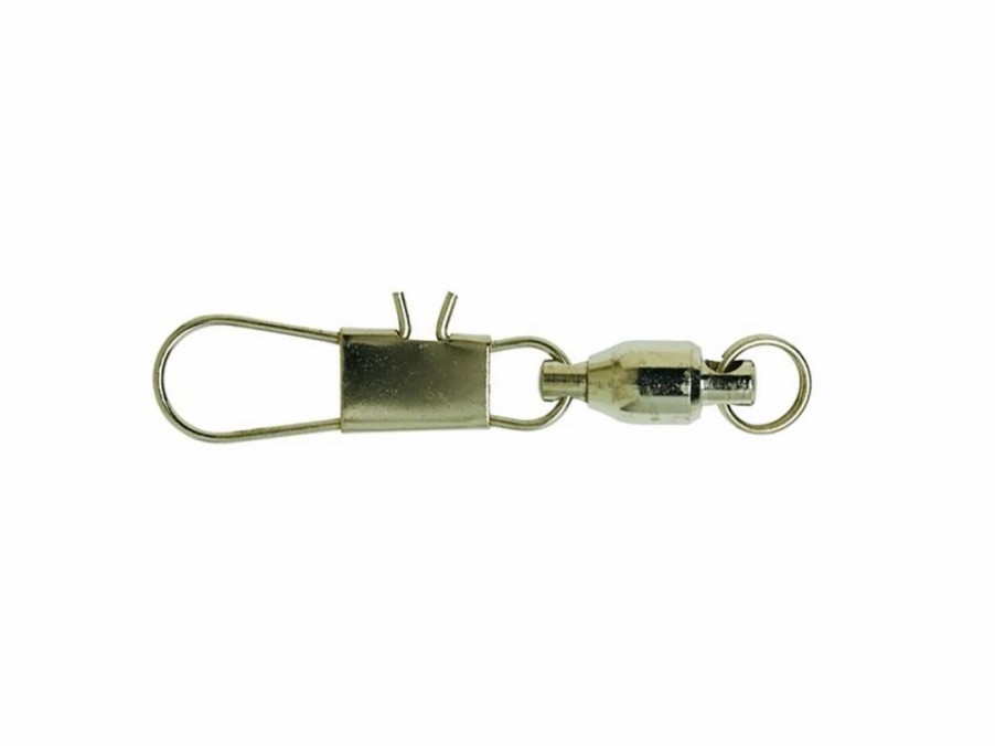 Baits & Tackle * | Eagle Claw Ball Bearing Swivel With Interlock Snap Nickel