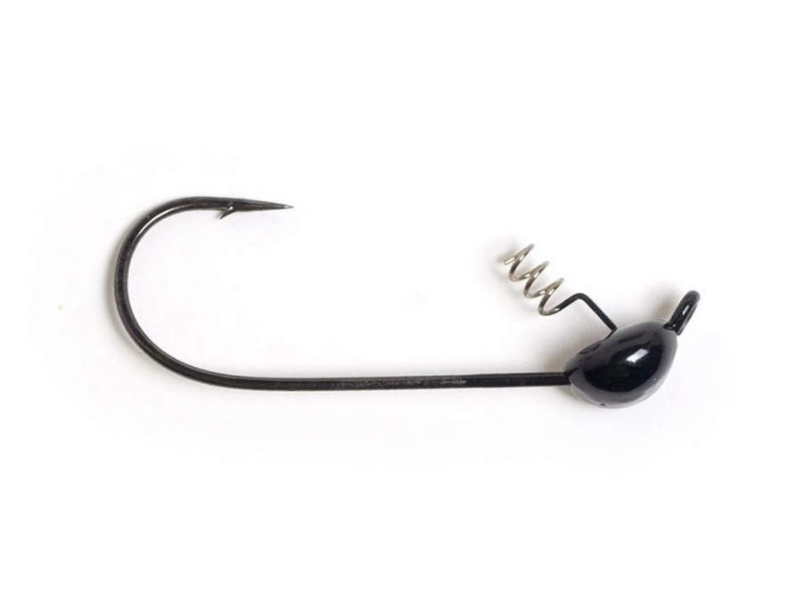 Baits & Tackle * | Heavy Metal Tungsten Stand Up Shakey Head Jig Black