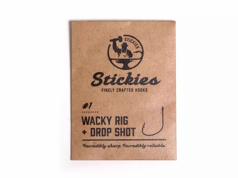 Baits & Tackle * | Stickies Wacky/Drop Shot Hook Black Nickel