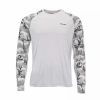 Clothing * | Simms Longsleeve Solarflex Prints Crewneck