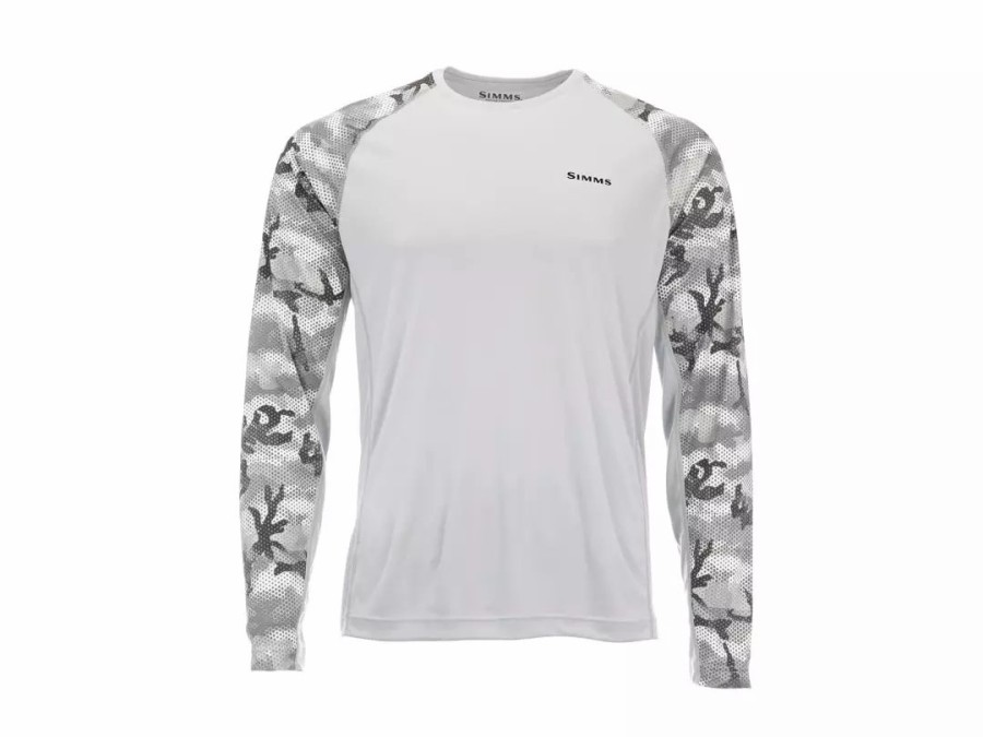 Clothing * | Simms Longsleeve Solarflex Prints Crewneck