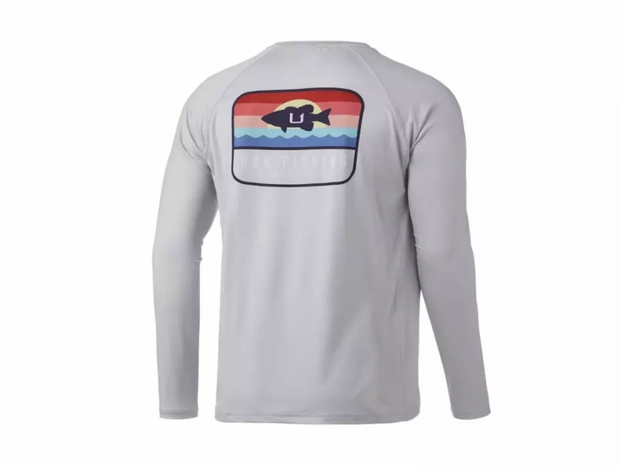 Clothing * | Huk Sunset Bass Pursuit Long Sleeve Shirt