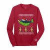 Clothing * | Karl'S Fishing & Outdoors Karl'S Bait & Tackle Ugly Fishmas Shirt Bass Gingerbread