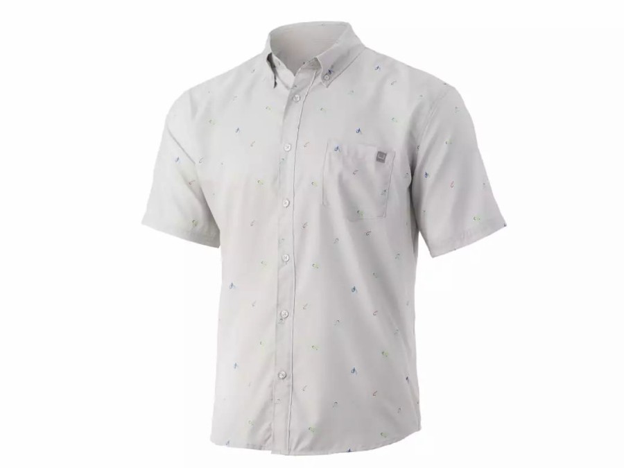 Clothing * | Huk Fly Hooks Teaser Short Sleeve Shirt