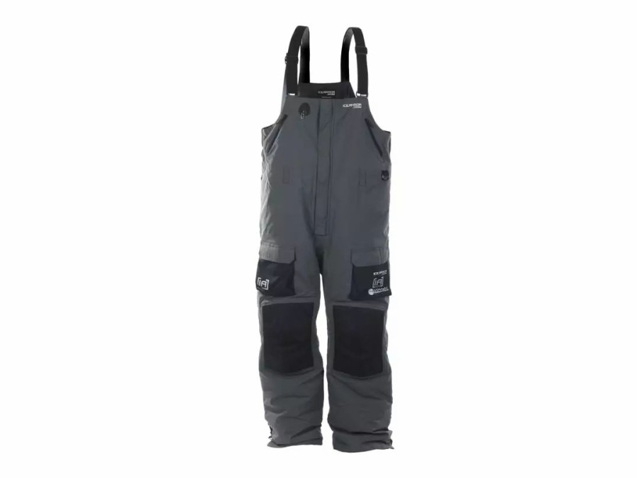 Clothing * | Clam Icearmor Ascent Float Bib Charcoal/Black