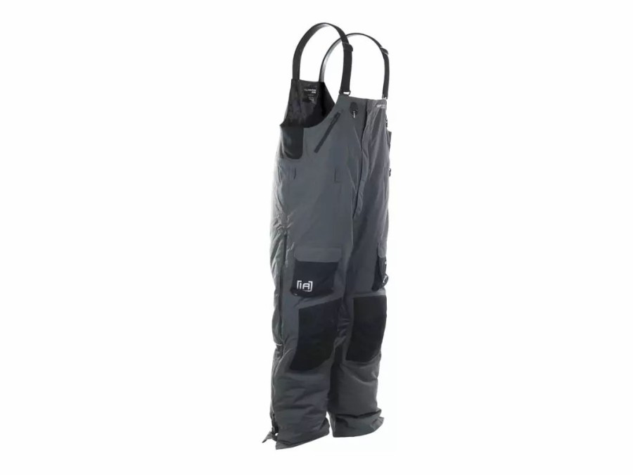 Clothing * | Clam Icearmor Ascent Float Bib Charcoal/Black