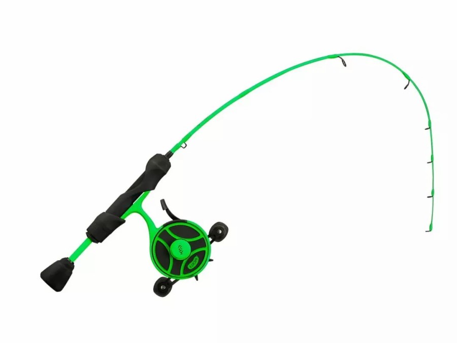 Rods & Reels * | 13 Fishing Freefall Ghost Radio Active Pickle Ice Combo