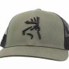 Clothing * | Bux Hunting Co. Bux Head Logo Hat Loden/Black