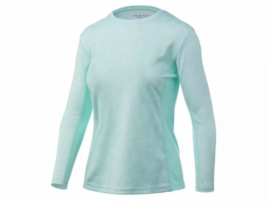 Clothing * | Huk Women'S Icon X Running Lakes Long Sleeve Shirt