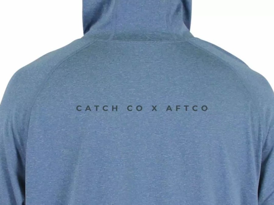 Clothing * | Aftco + Catch Co. Samurai Hooded Performance Longsleeve