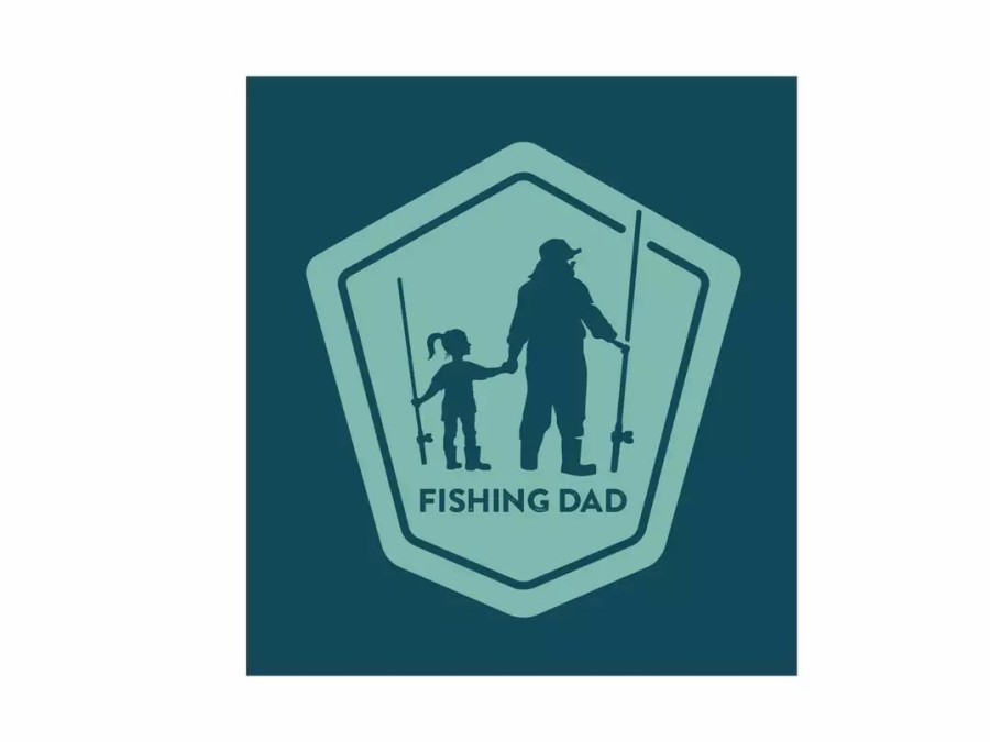 Clothing * | Mystery Tackle Box Fishing Dad With Daughter T-Shirt Atlantic