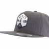 Clothing * | Karl'S Fishing & Outdoors Karl'S Texas Badge Flat Brim Hat Os Charcoal