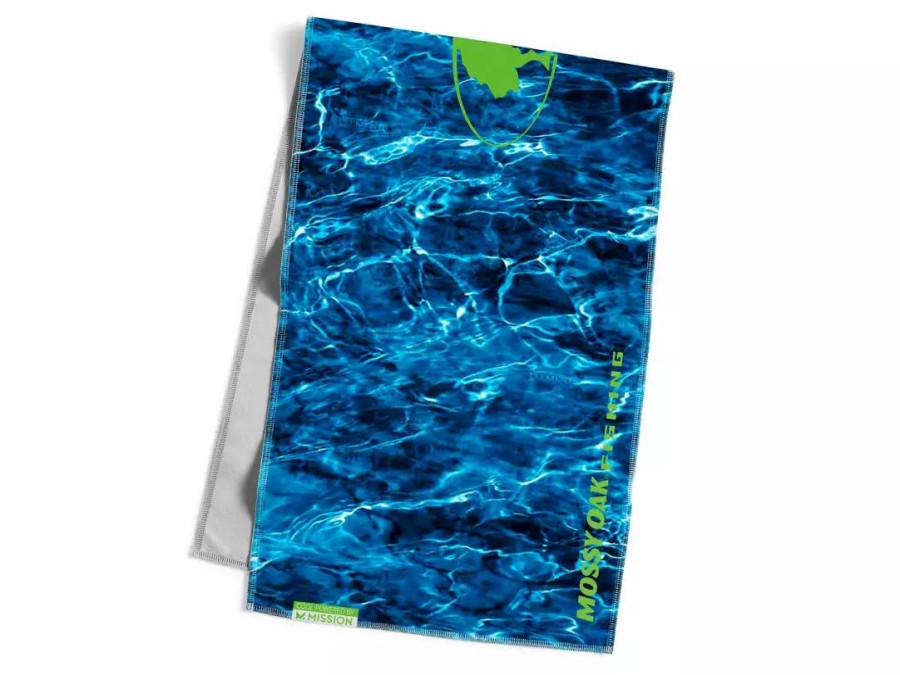 Fishing Accessories * | Mission X Mossy Oak Cooling Towel Agua Marlin