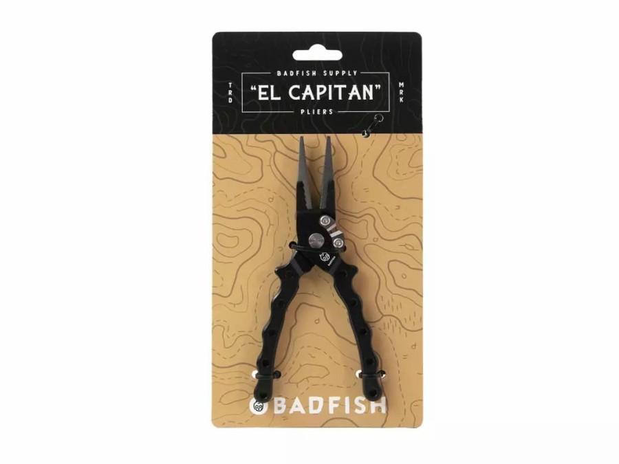 Fishing Accessories * | Badfish El Capitan Aluminum Fishing Pliers