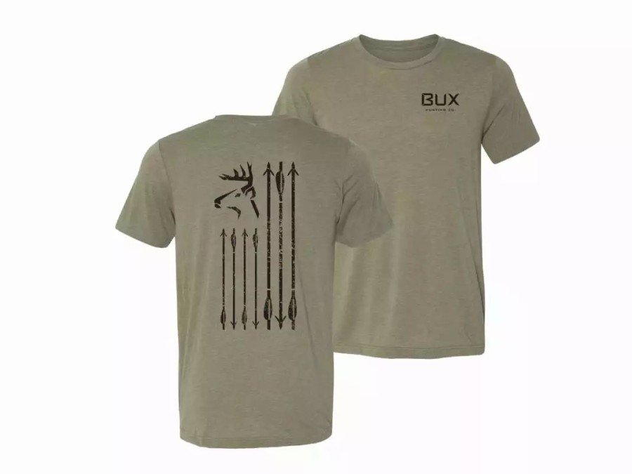 Clothing * | Bux Hunting Co. Bux Arrow Flag T-Shirt