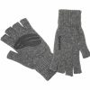 Clothing * | Simms Wool Half Finger Mitt Steel