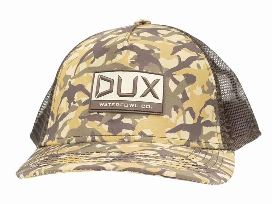 Clothing * | Dux Waterfowl Co. Dux Camo Hat Cupped Dux Camo