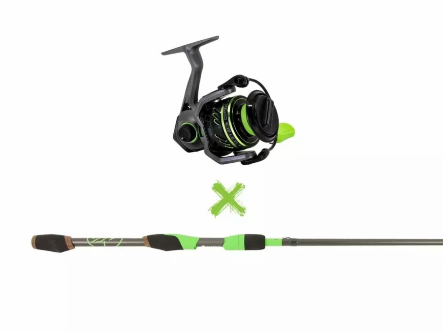 Rods & Reels * | Googan Squad Green Series Go-To Rod & Spinning Reel Bundle