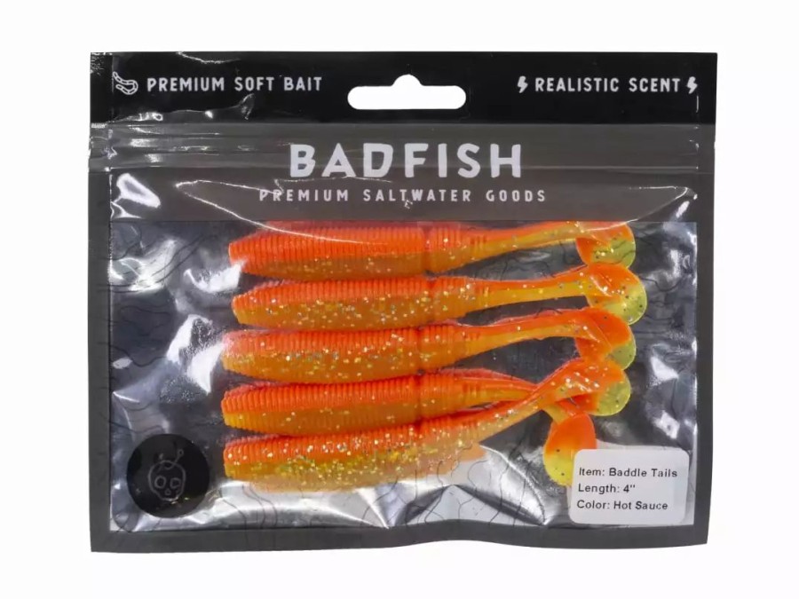 Baits & Tackle * | Badfish Baddle Tails