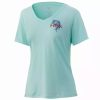 Clothing * | Huk Women'S V-Neck Beach Glass Heather