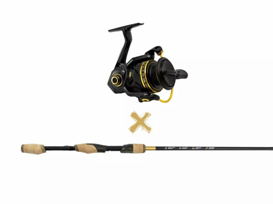 Rods & Reels * | Googan Squad Gold Series Spinning Reel & Finesse Rod Bundle