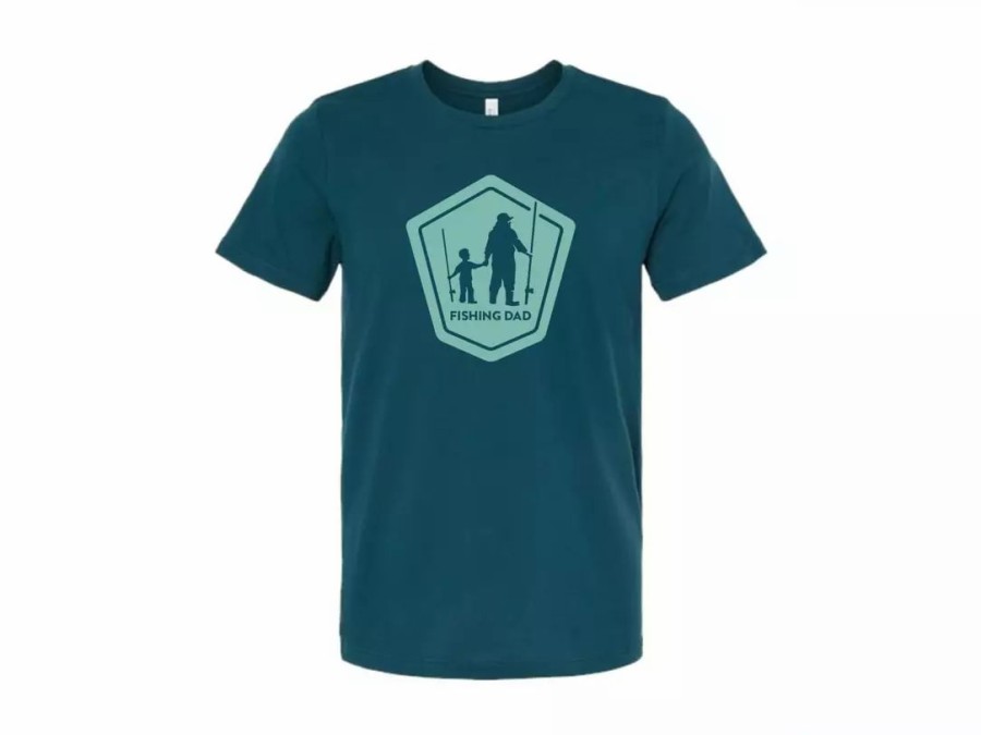 Clothing * | Mystery Tackle Box Fishing Dad With Son T-Shirt Atlantic