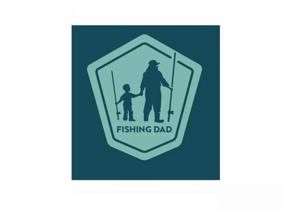 Clothing * | Mystery Tackle Box Fishing Dad With Son T-Shirt Atlantic