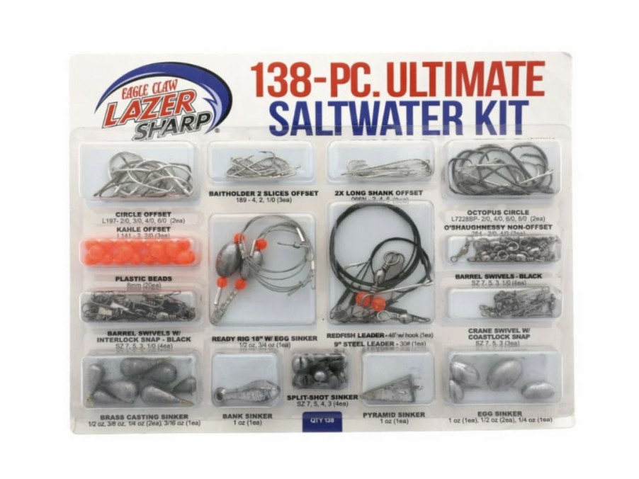 Baits & Tackle * | Eagle Claw Lazer Sharp Ultimate Saltwater Terminal Kit