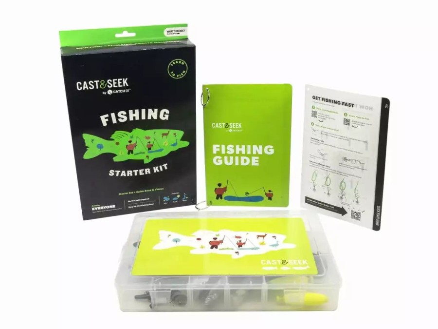 Rods & Reels * | Cast & Seek Starter Kit With Spincast Combo