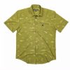 Clothing * | Badfish Stono Short Sleeve Button Up Shirt Olive