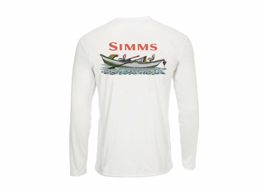 Clothing * | Simms Long Sleeve Solar Tech Tee