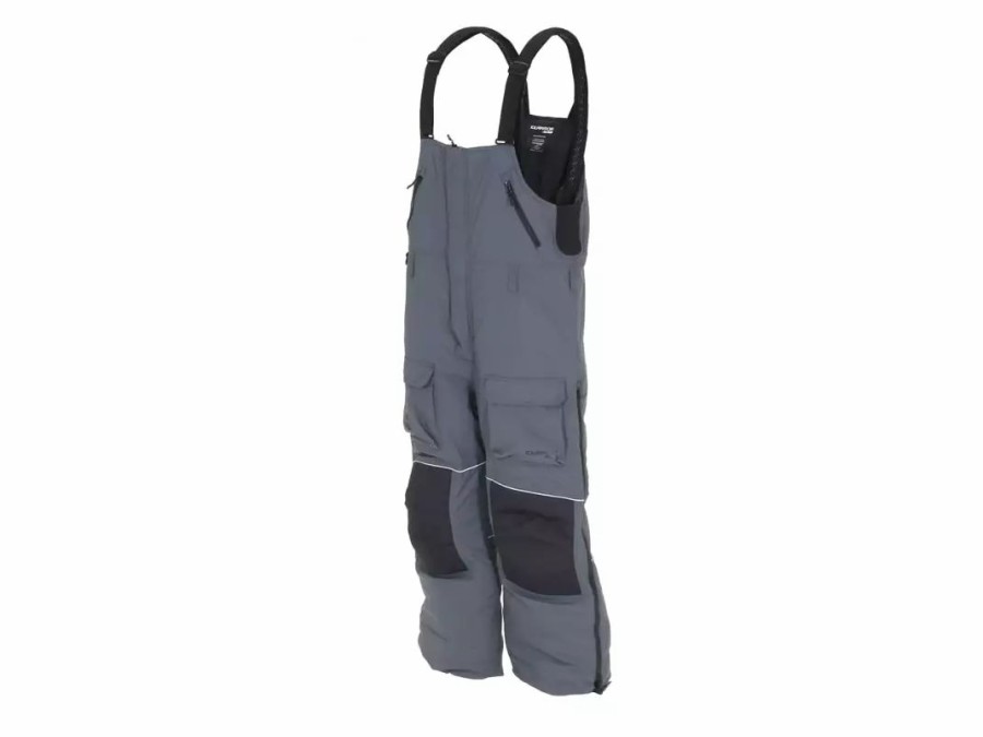 Clothing * | Clam Icearmor Rise Float Bib Charcoal/Black