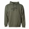 Clothing * | Dux Waterfowl Co. Dux Cupped Hoodie Army Green