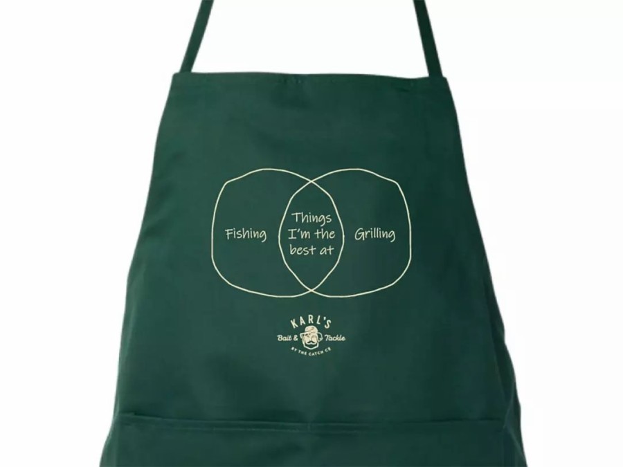 Clothing * | Karl'S Fishing & Outdoors Grillin' Apron