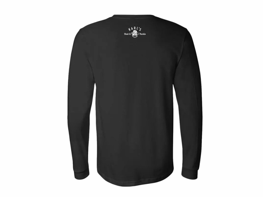 Clothing * | Karl'S Fishing & Outdoors Death Essentials Long Sleeve Shirt Black