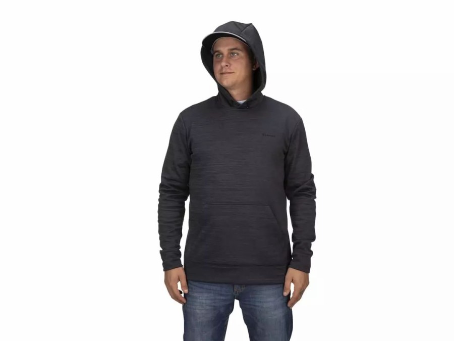 Clothing * | Simms Challenger Hoody Black Heather