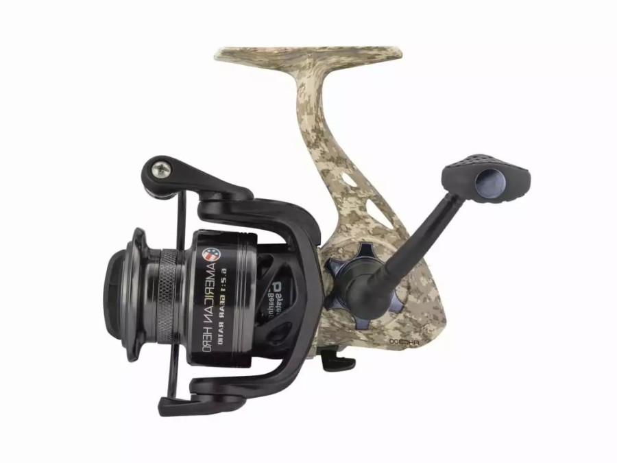 Rods & Reels * | Lews American Hero Camo Spinning Reel