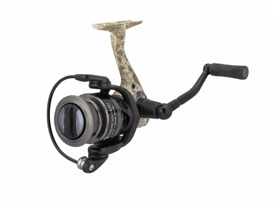 Rods & Reels * | Lews American Hero Camo Spinning Reel