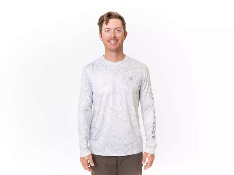 Clothing * | Googan Squad Long-Sleeve W/ Sleeve Print Desert Sand Klutch Topo