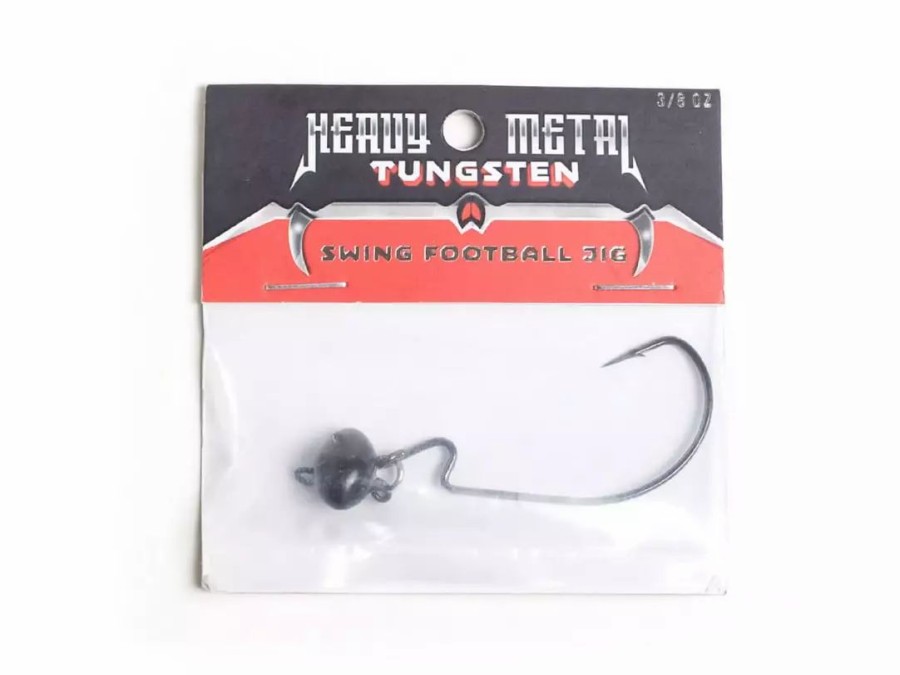 Baits & Tackle * | Heavy Metal Tungsten Swing Football Jig